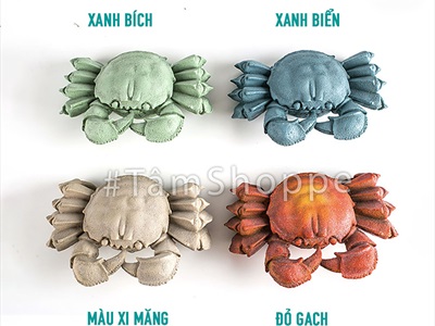 Gạt tàn thuốc hình con cua độc đáo [Nắp rời - 4 màu chọn] GATTAN-01